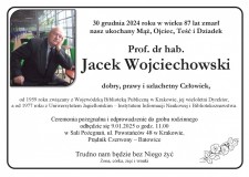 Przejdź do - Odszedł prof. dr hab. Jacek Wojciechowski